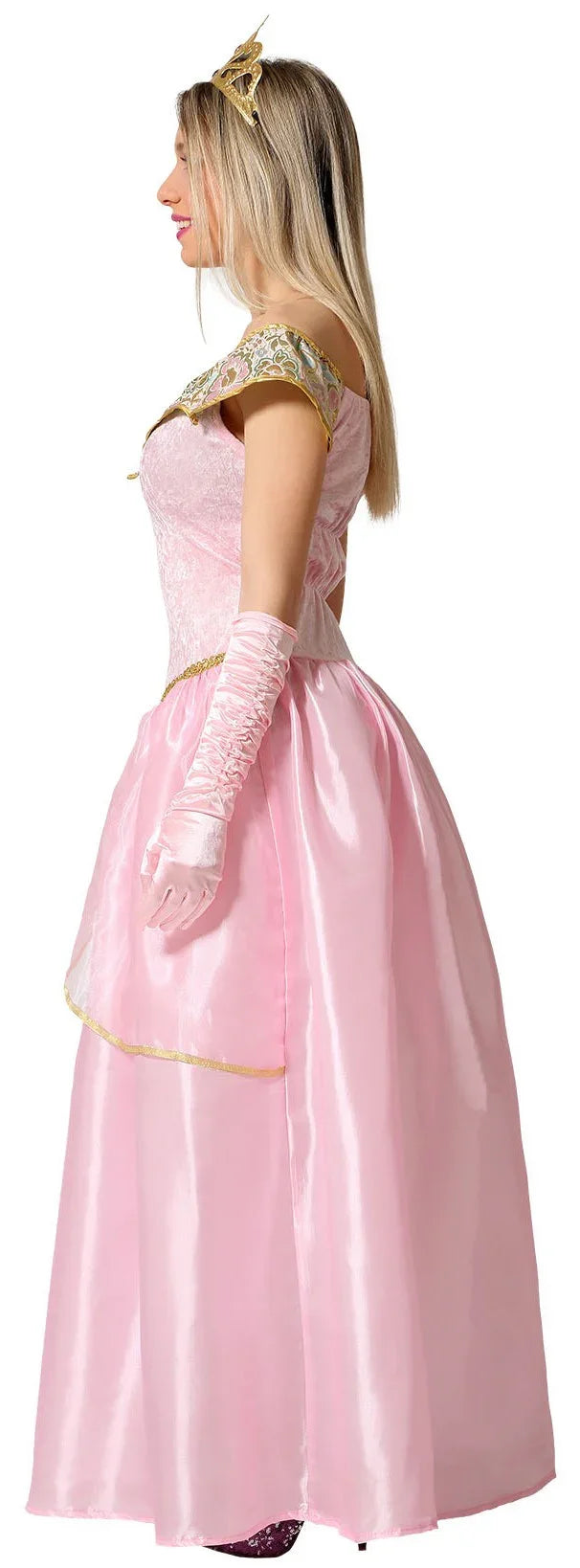 Disfraz de Princesa Rosa Elegante para Mujer Princesas y Príncipes Atosa